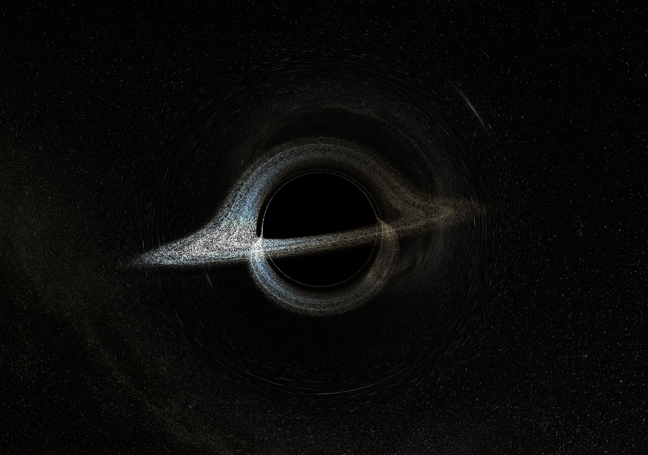 Kerr-like Schwarzschild black hole web simulation
